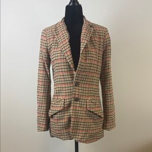 Current/Elliott Multicolor Plaid Fabric